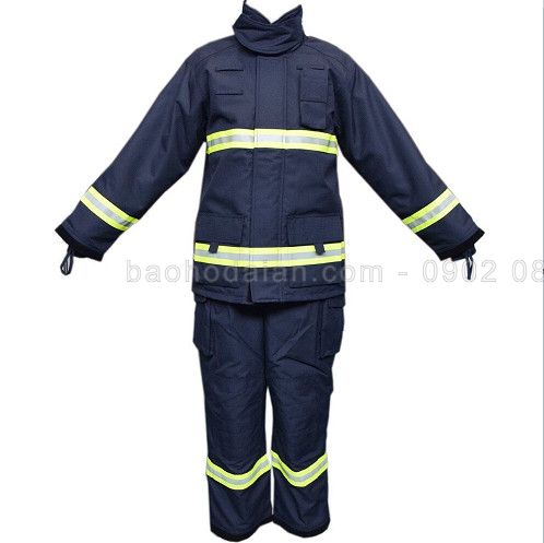 Quần áo PCCC màu xanh đen