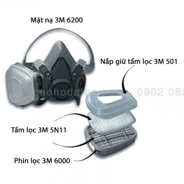 Nắp giữ tấm lọc bụi 3M 501