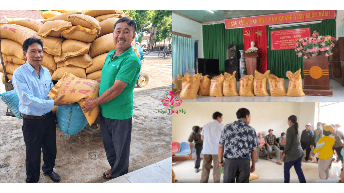 [Ea Ning] Quà Tặng Mẹ – trao tặng 2 tấn gạo cho bà con khó khăn tại xã Ea Ning