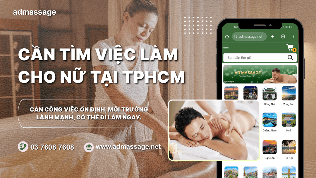 CẦN TÌM VIỆC LÀM CHO NỮ TẠI TPHCM