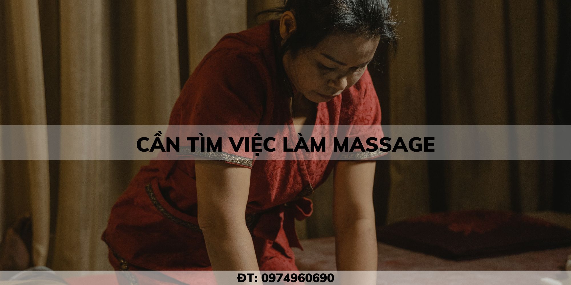 CẦN TÌM VIỆC LÀM MASSAGE