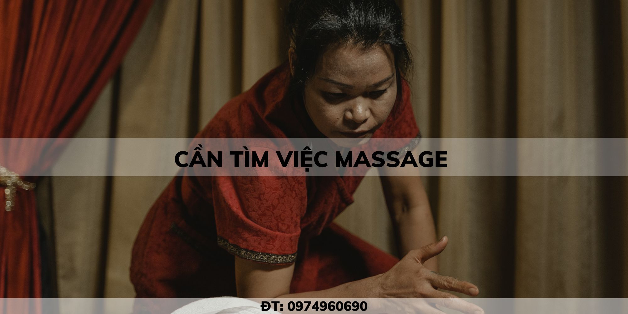 CẦN TÌM VIỆC MASSAGE
