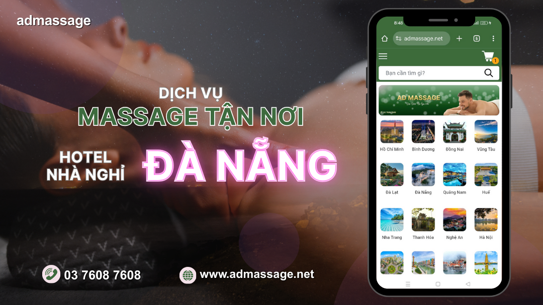 DỊCH VỤ MASSAGE TẬN NƠI HOTEL NHÀ NGHỈ ĐÀ NẴNG