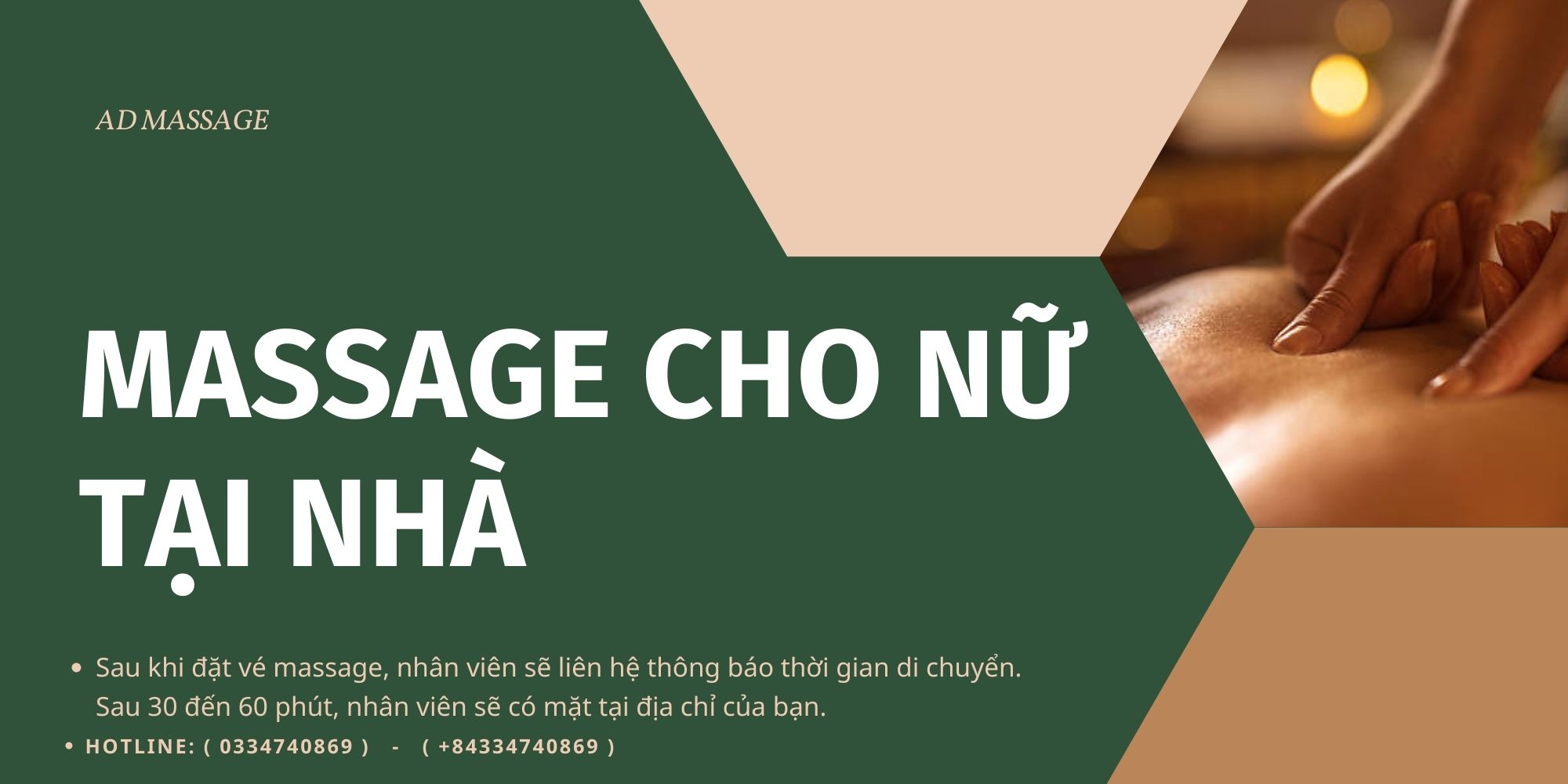 MASSAGE CHO NỮ TẠI NHÀ