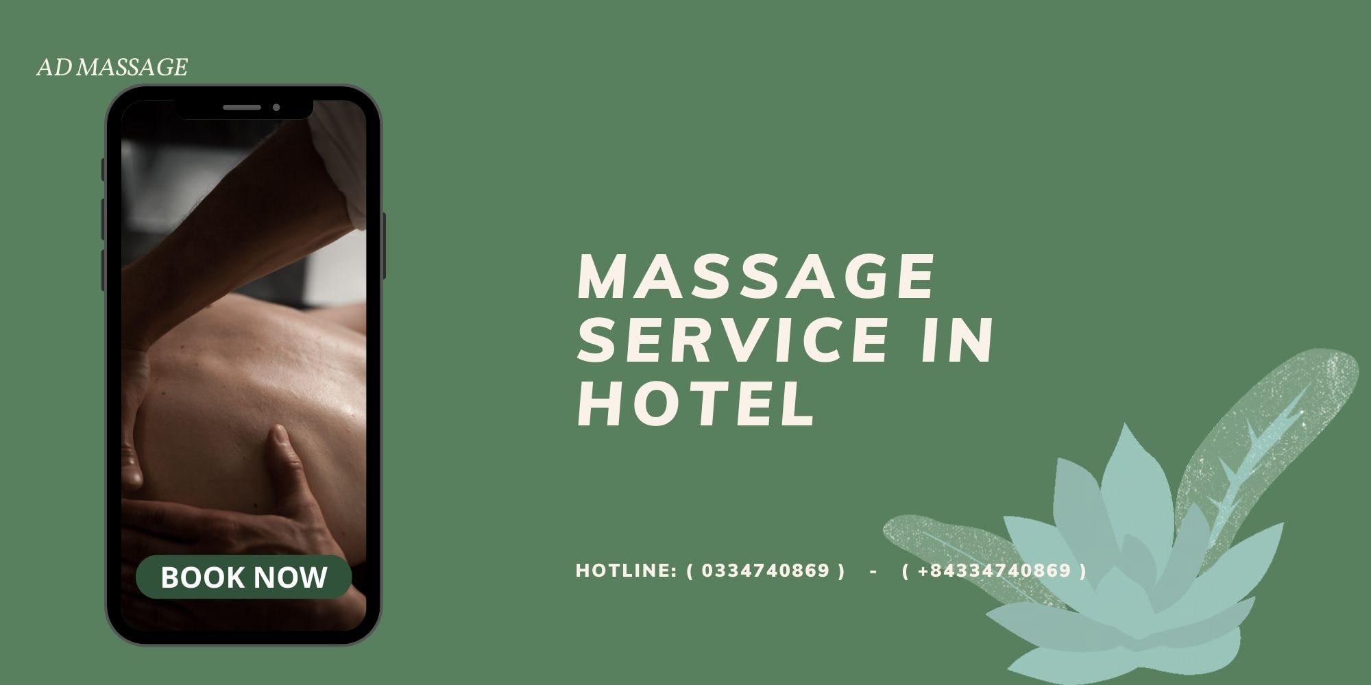 massage service in hotel