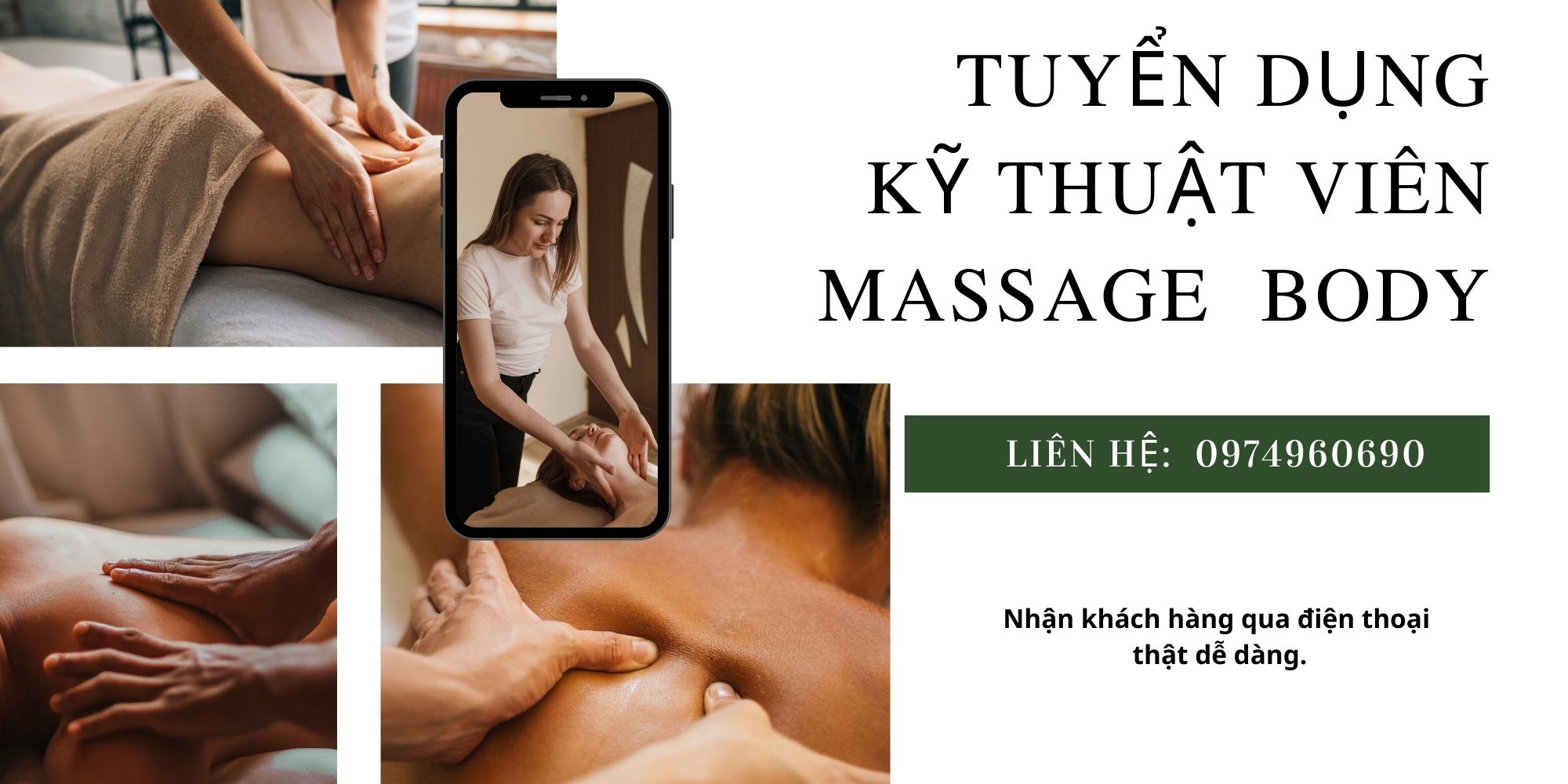 TUYỂN DỤNG KỸ THUẬT VIÊN MASSAGE  BODY
