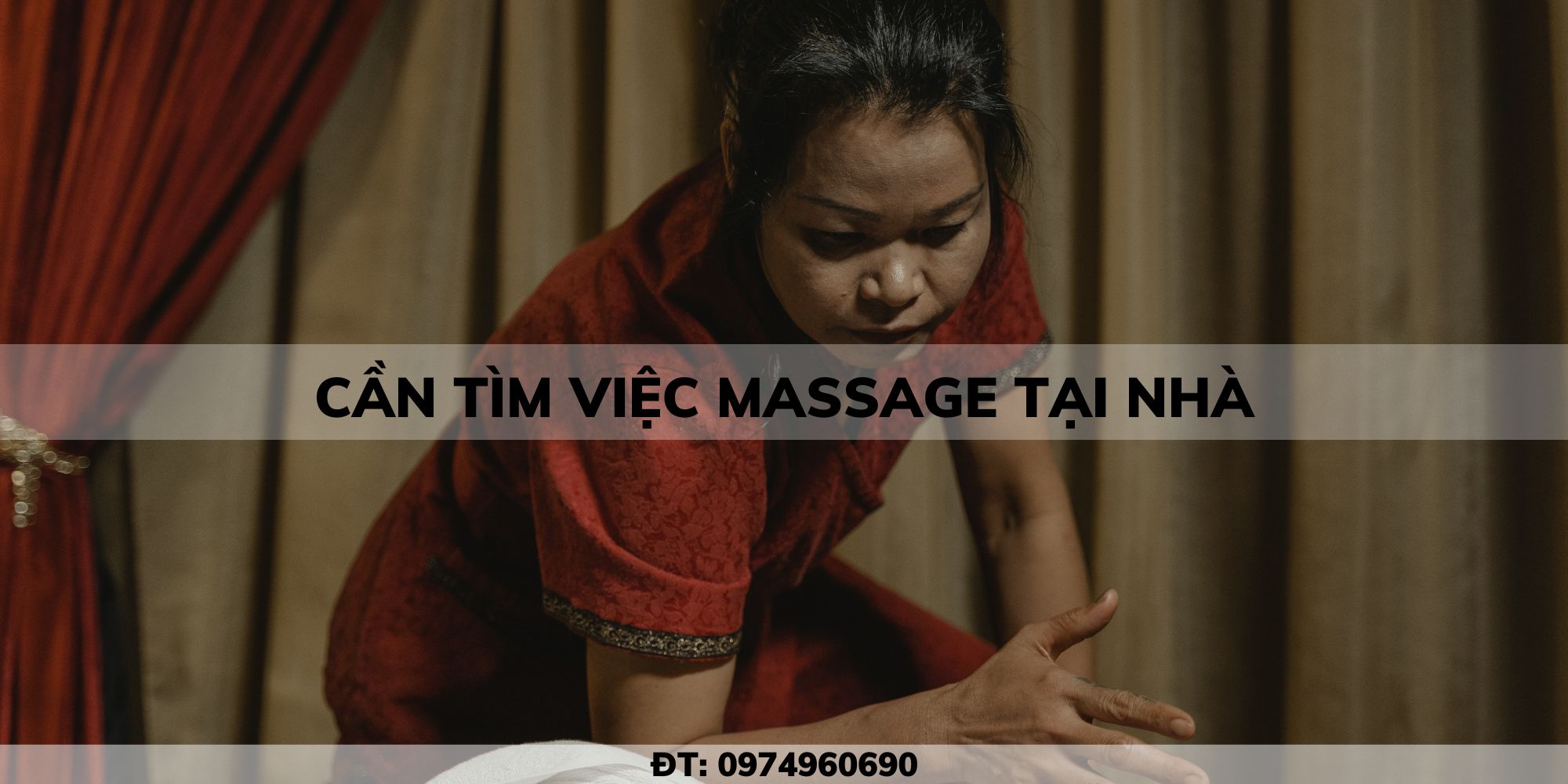 CẦN TÌM VIỆC MASSAGE TẠI NHÀ