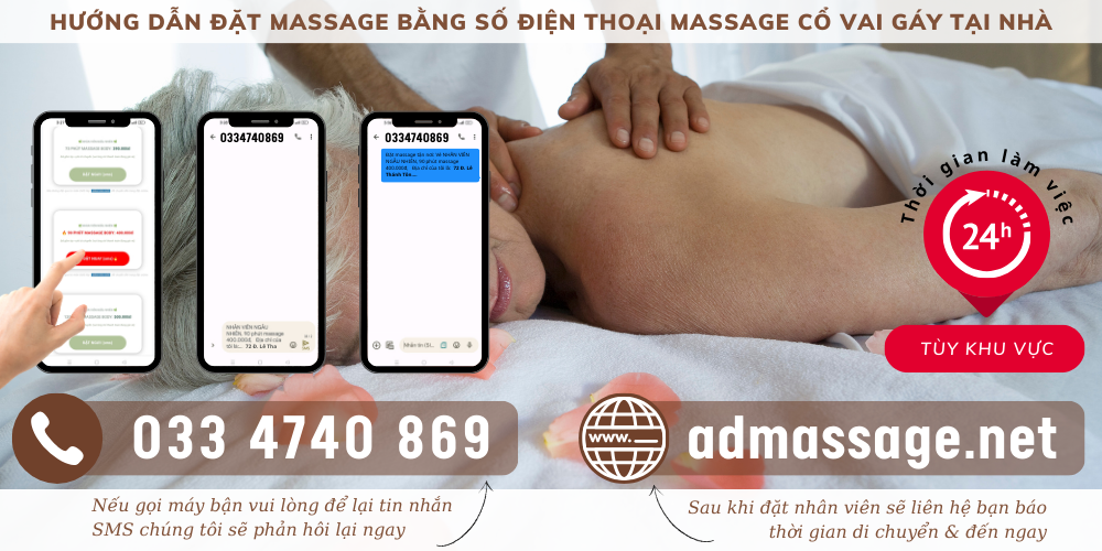 ĐỊA ĐIỂM UY TÍN MASSAGE CỔ VAI GÁY TẠI NHÀ