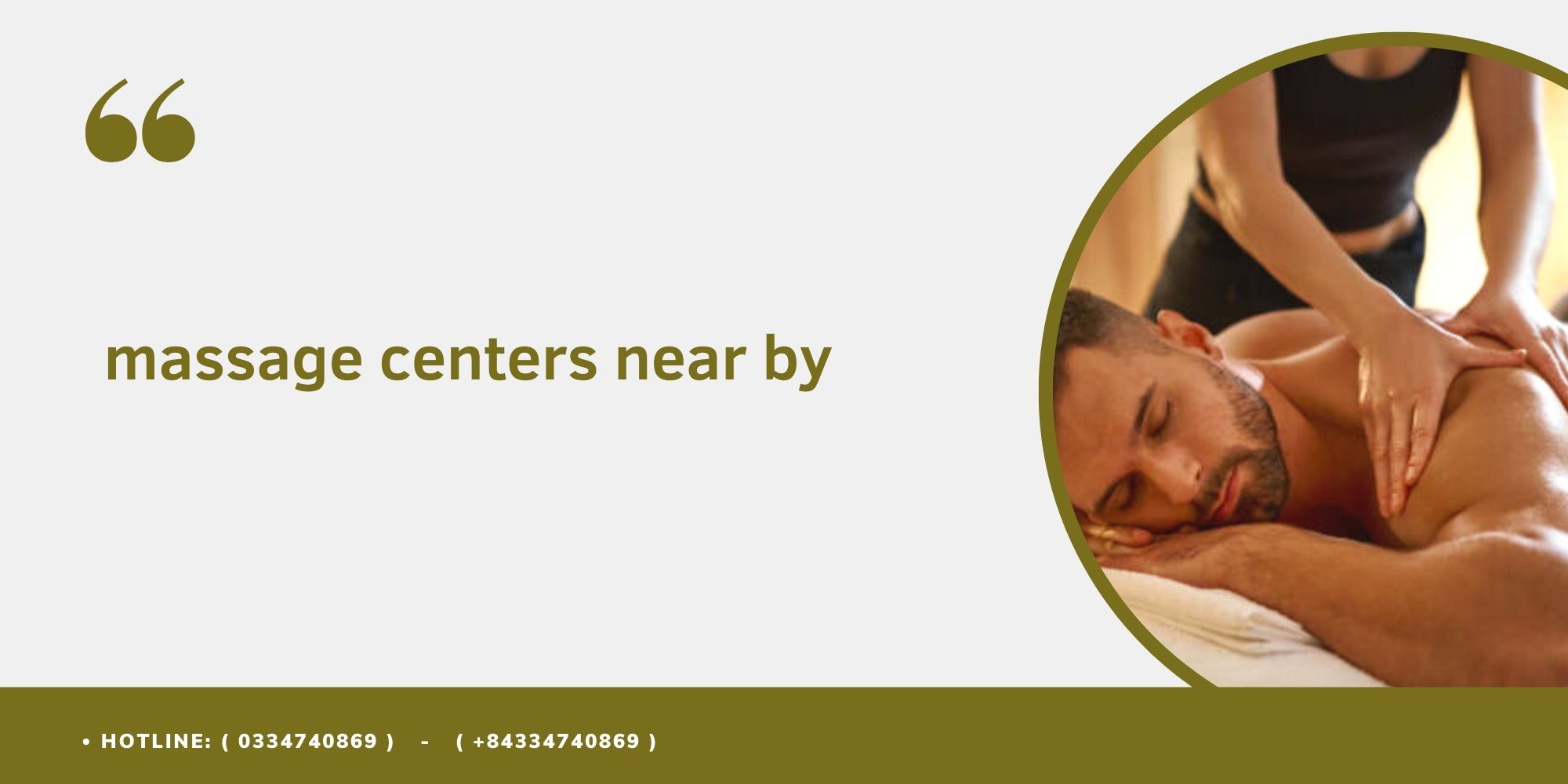 massage centers near by