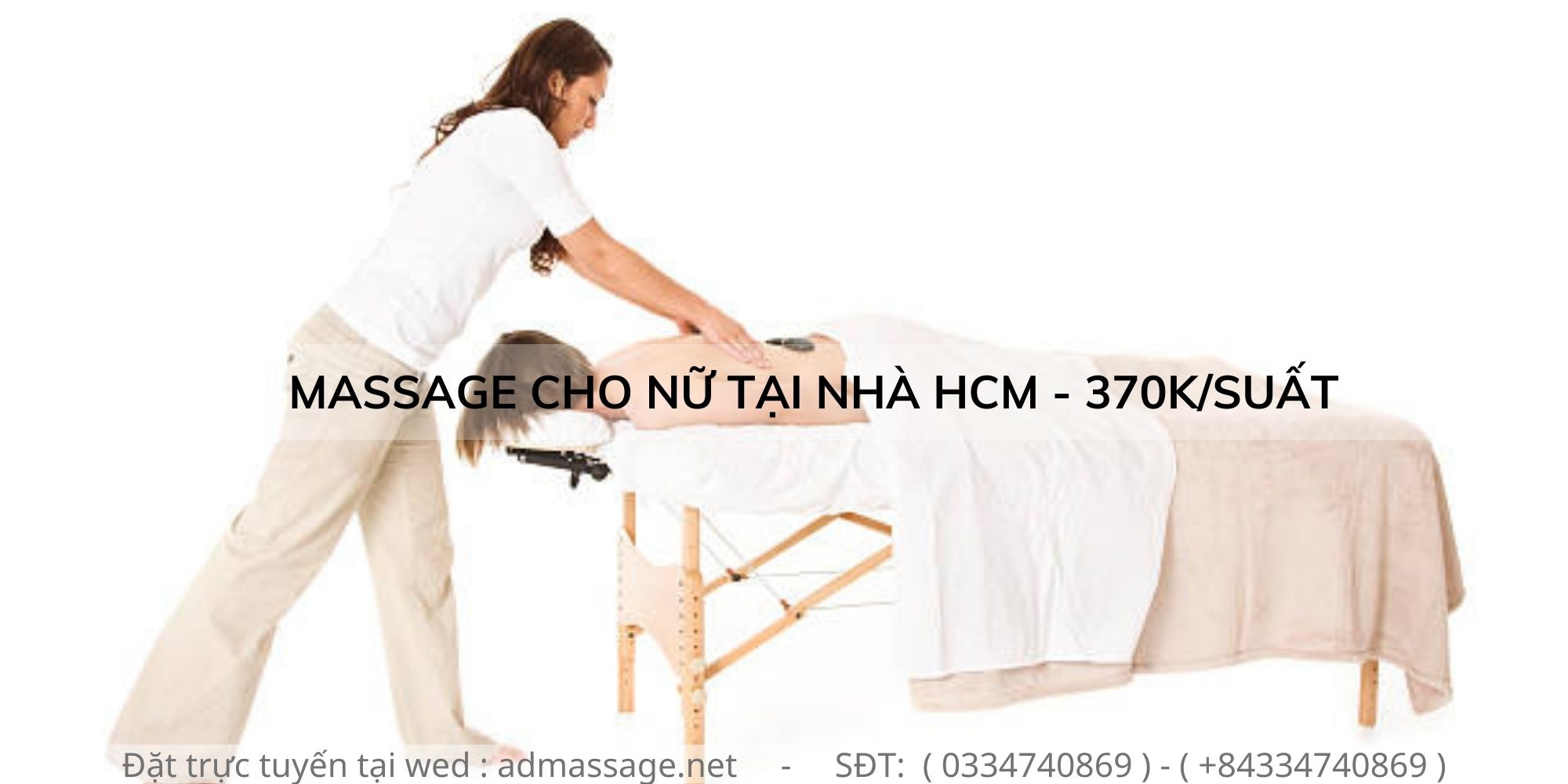 MASSAGE CHO NỮ TẠI NHÀ HCM - 370K/SUẤT