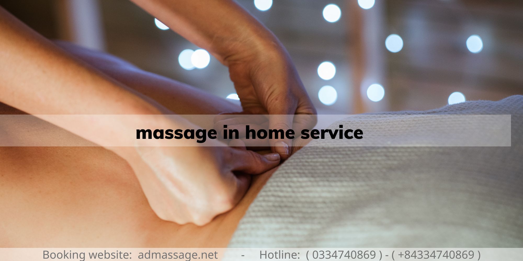 massage in home service
