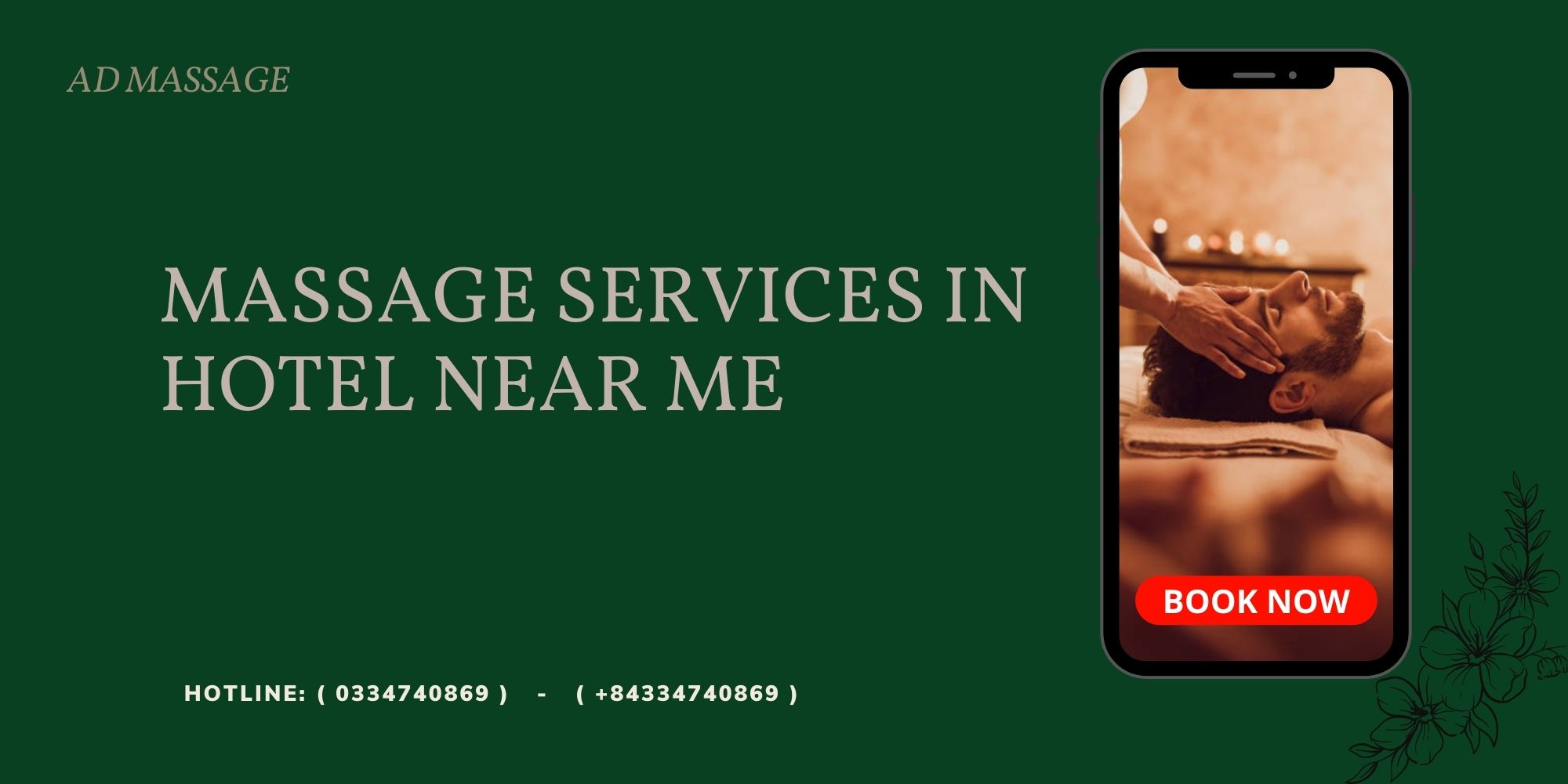 massage services in hotel near me