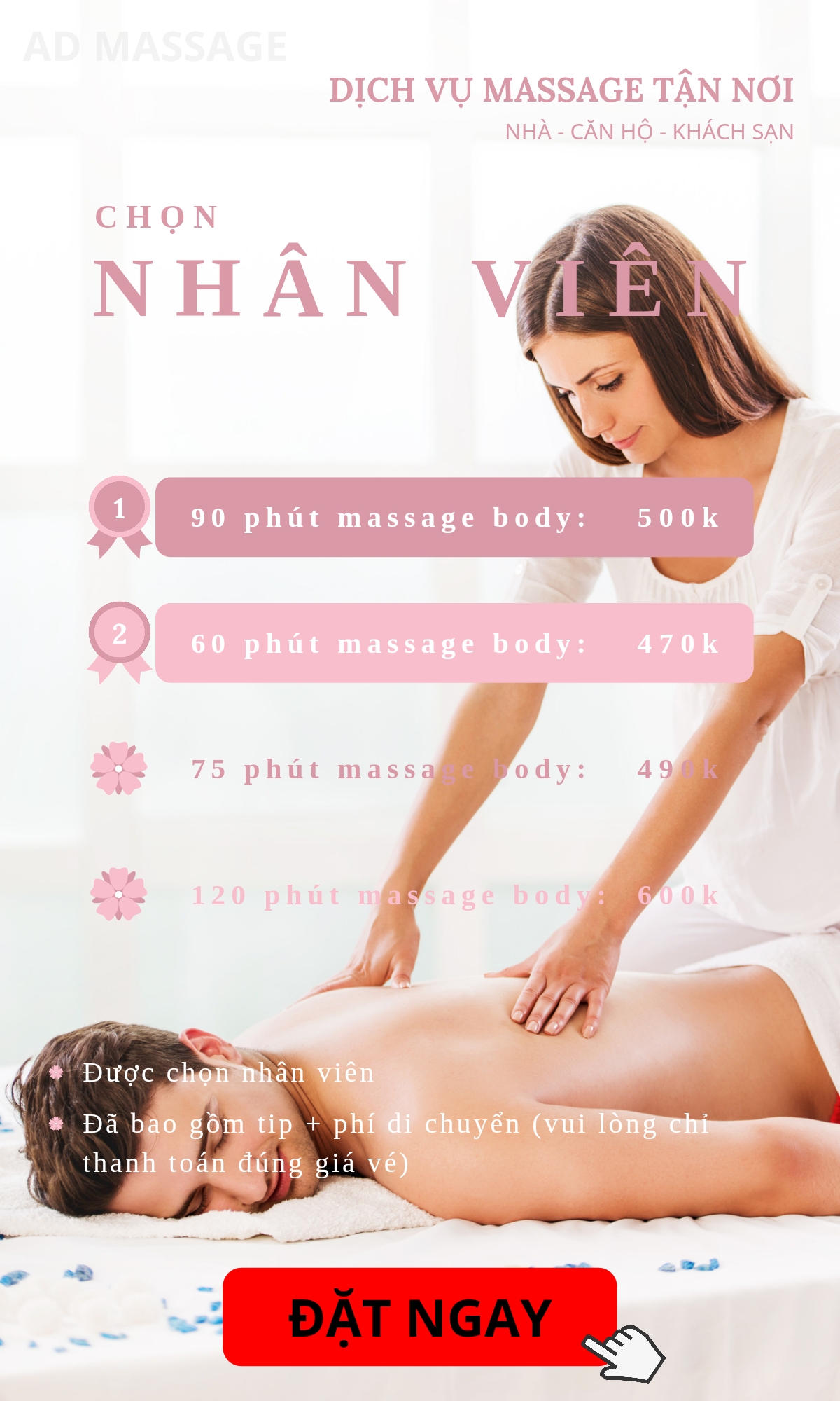 MASSAGE TẠI NHÀ HÀ NỘI