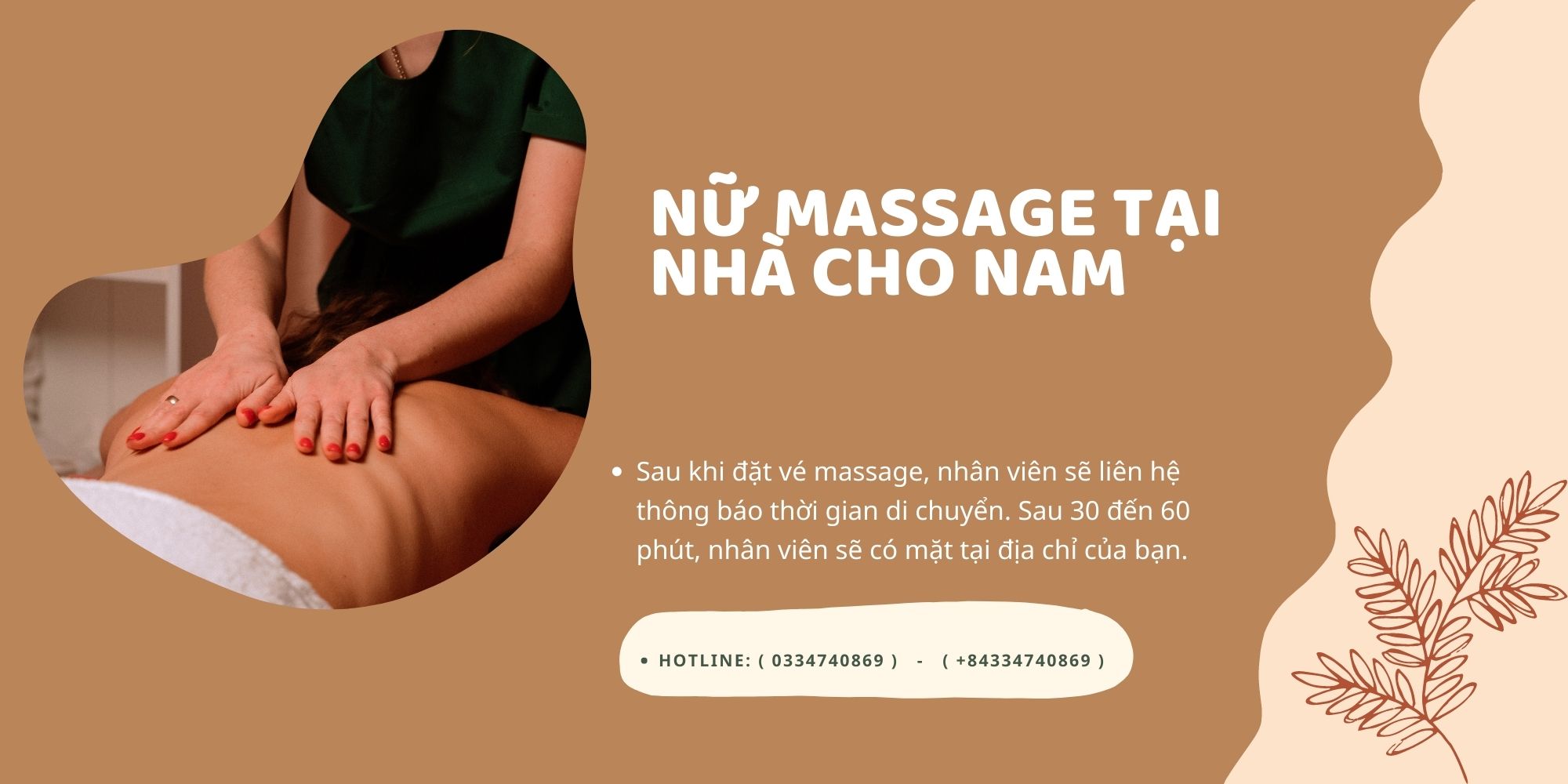 NỮ MASSAGE TẠI NHÀ CHO NAM
