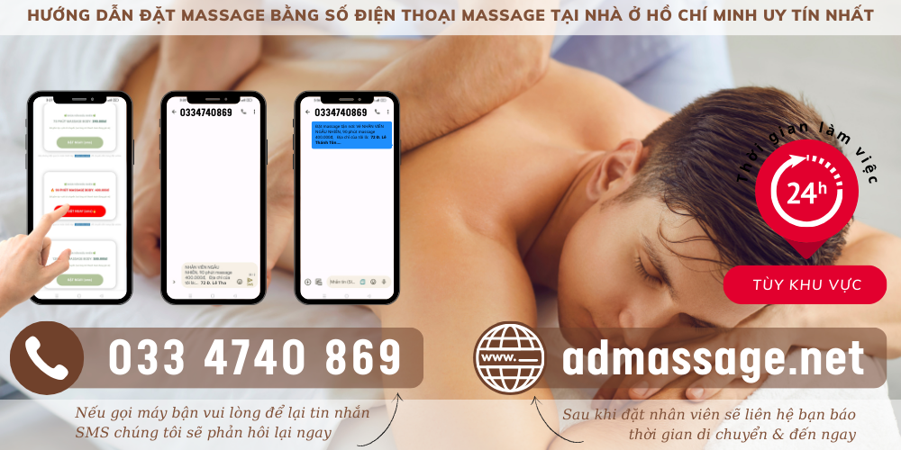 TOP SỐ ĐIỆN THOẠI MASSAGE TẠI NHÀ Ở HỒ CHÍ MINH UY TÍN NHẤT