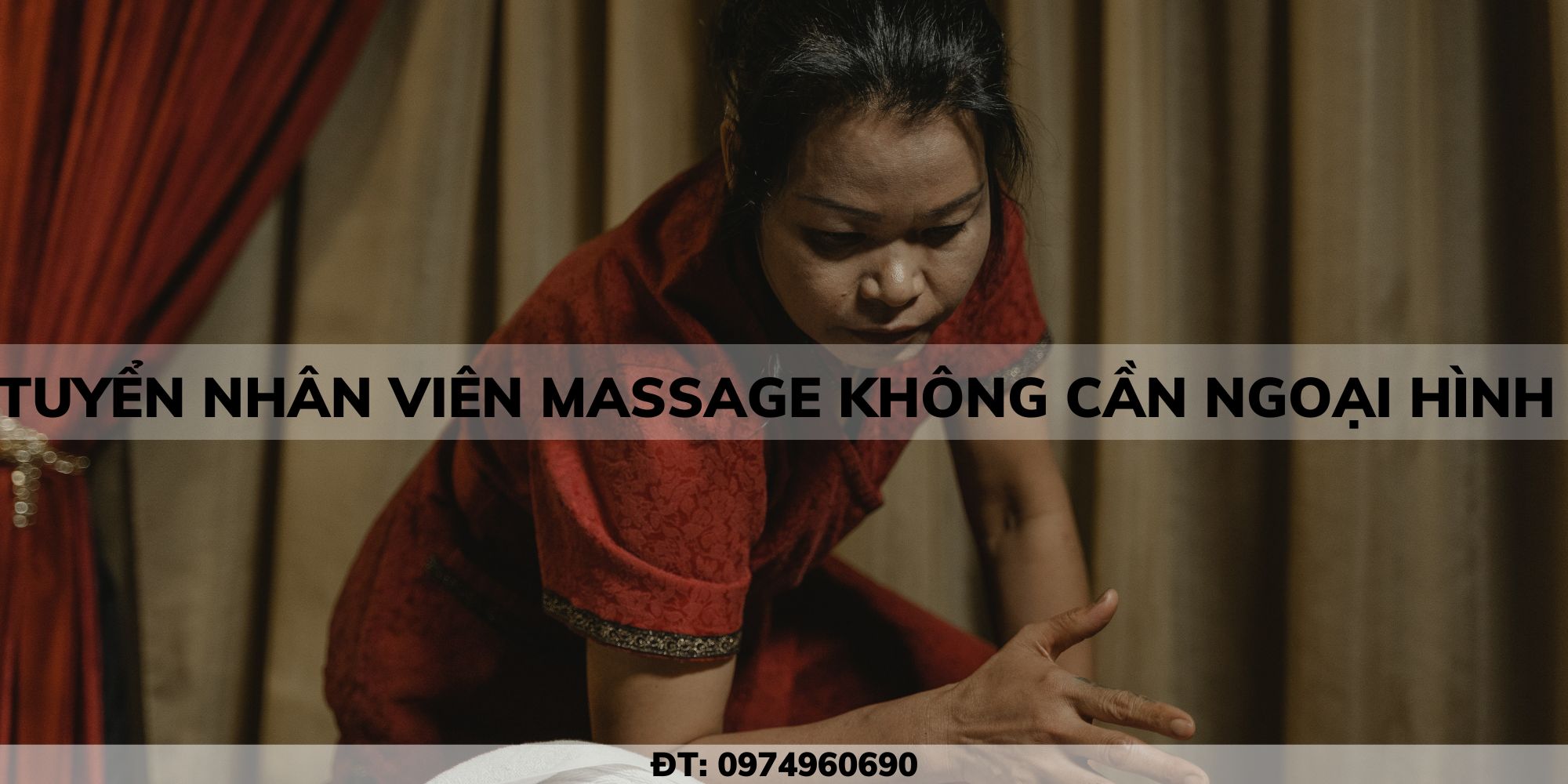 TUYỂN NHÂN VIÊN MASSAGE KHÔNG CẦN NGOẠI HÌNH