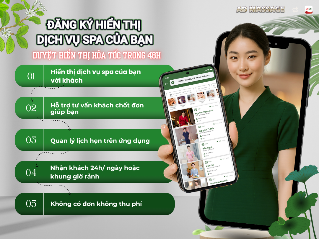 Tuyển ktv massage tại nhà