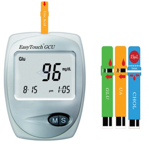 MÁY ĐO ĐƯỜNG HUYẾT 3 TRONG 1 OMRON CHÍNH HÃNG TIỆN LỢI TẠI NHÀ