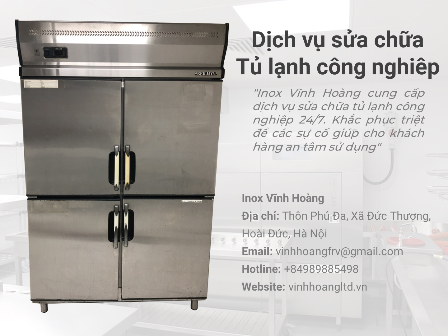 Dịch vụ sửa lạnh công nghiệp tại hà nội