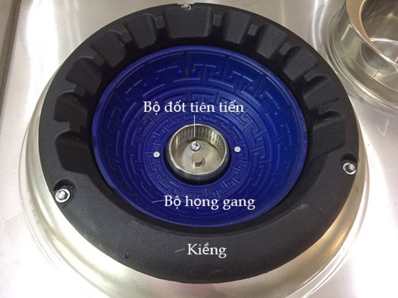 Bếp công nghiệp họng gang