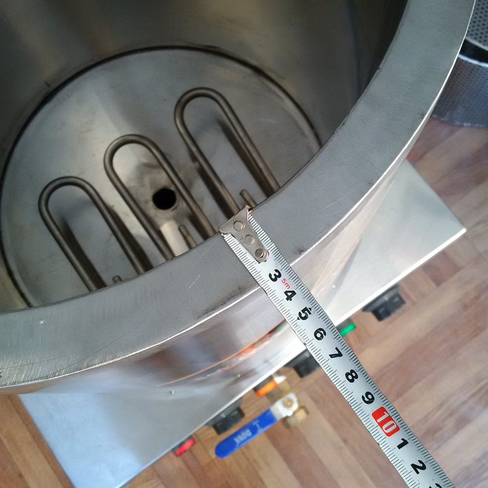 ảnh bên trong nồi nấu phở 80 lít