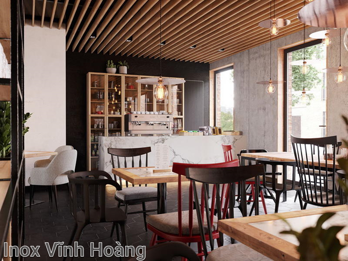 quầy pha chế cho không gian nhỏ