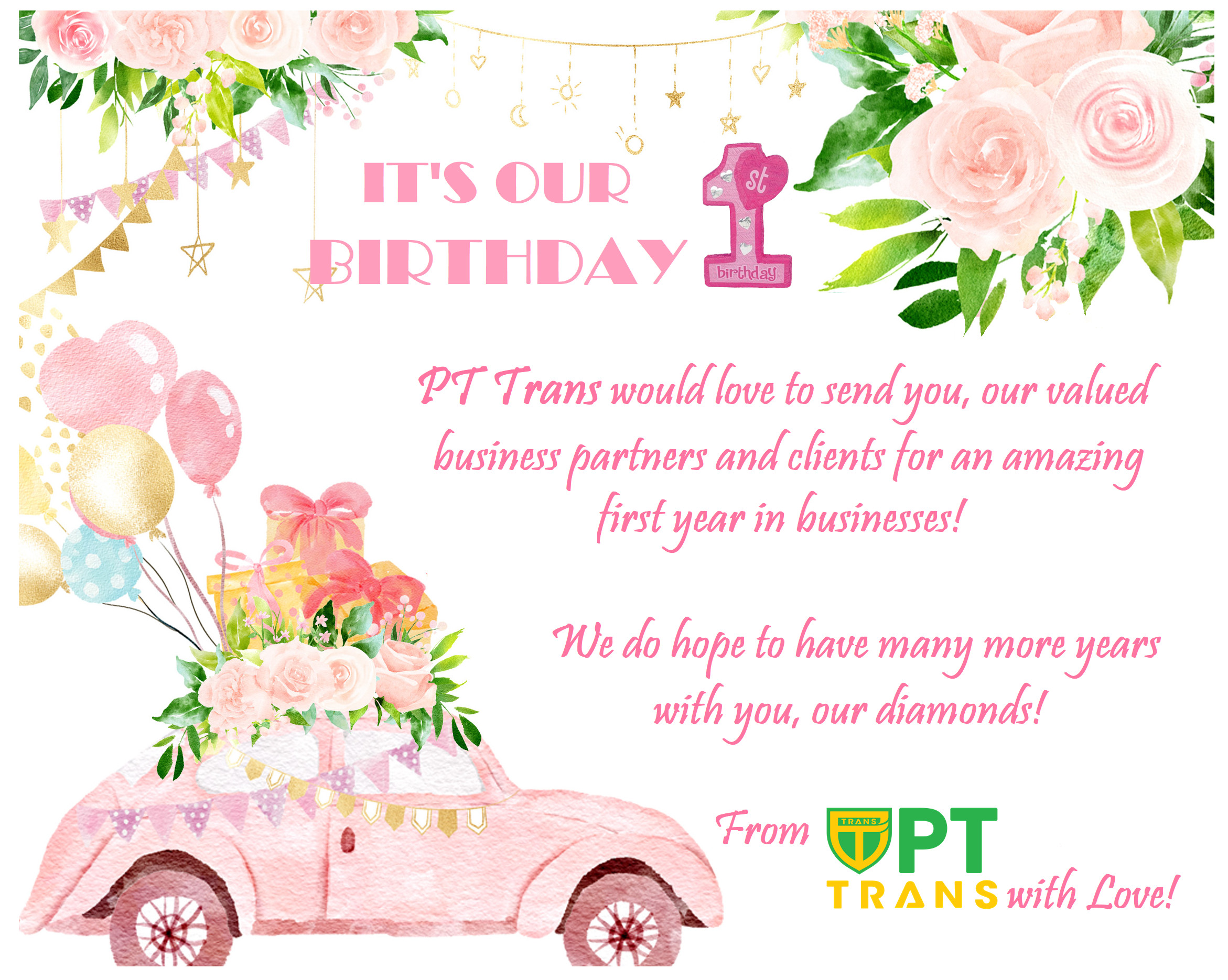Mừng sinh nhật PT Trans 1 tuổi - 06/10/2021!