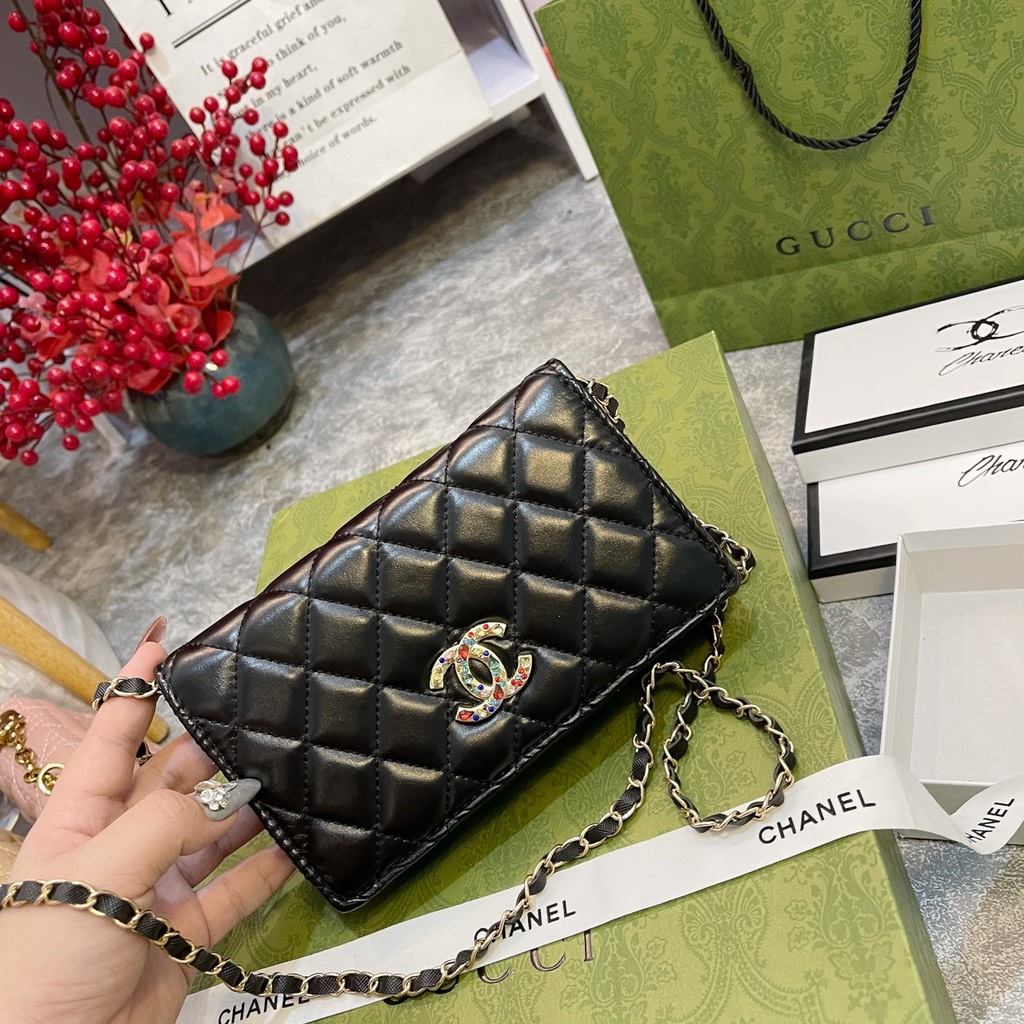 DÁN TÚI CHANEL SMALL AND MIDIUM  Chanel Wmns Small Classic Box On Cha   Triskins Luxury