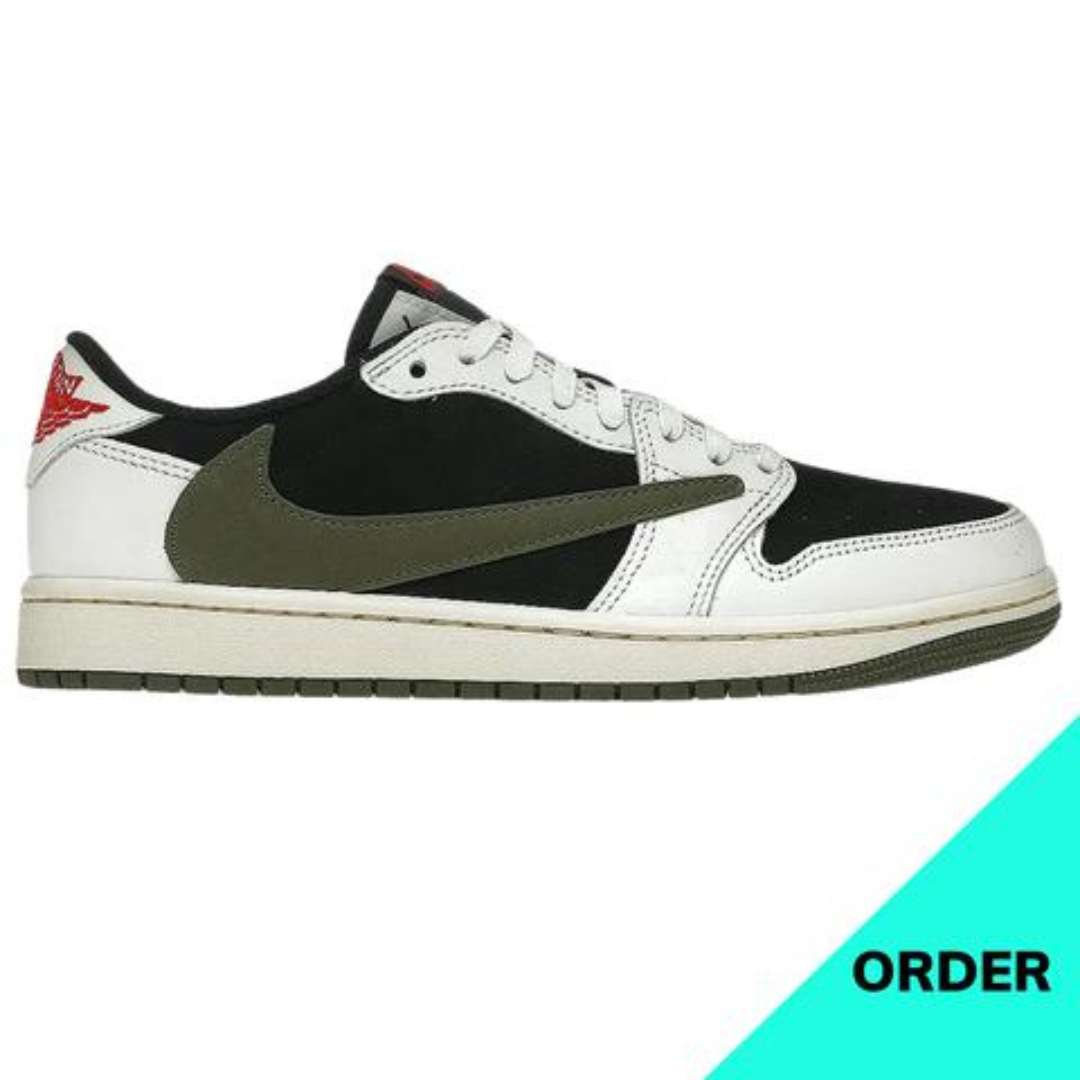 Jordan 1 x Travis Scott Retro Low OG SP Medium Olive | DZ4137-106