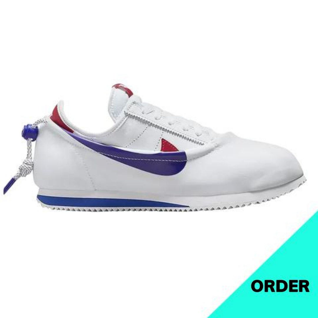 Nike x Clot Cortez SP White and Game Royal | DZ3239-100