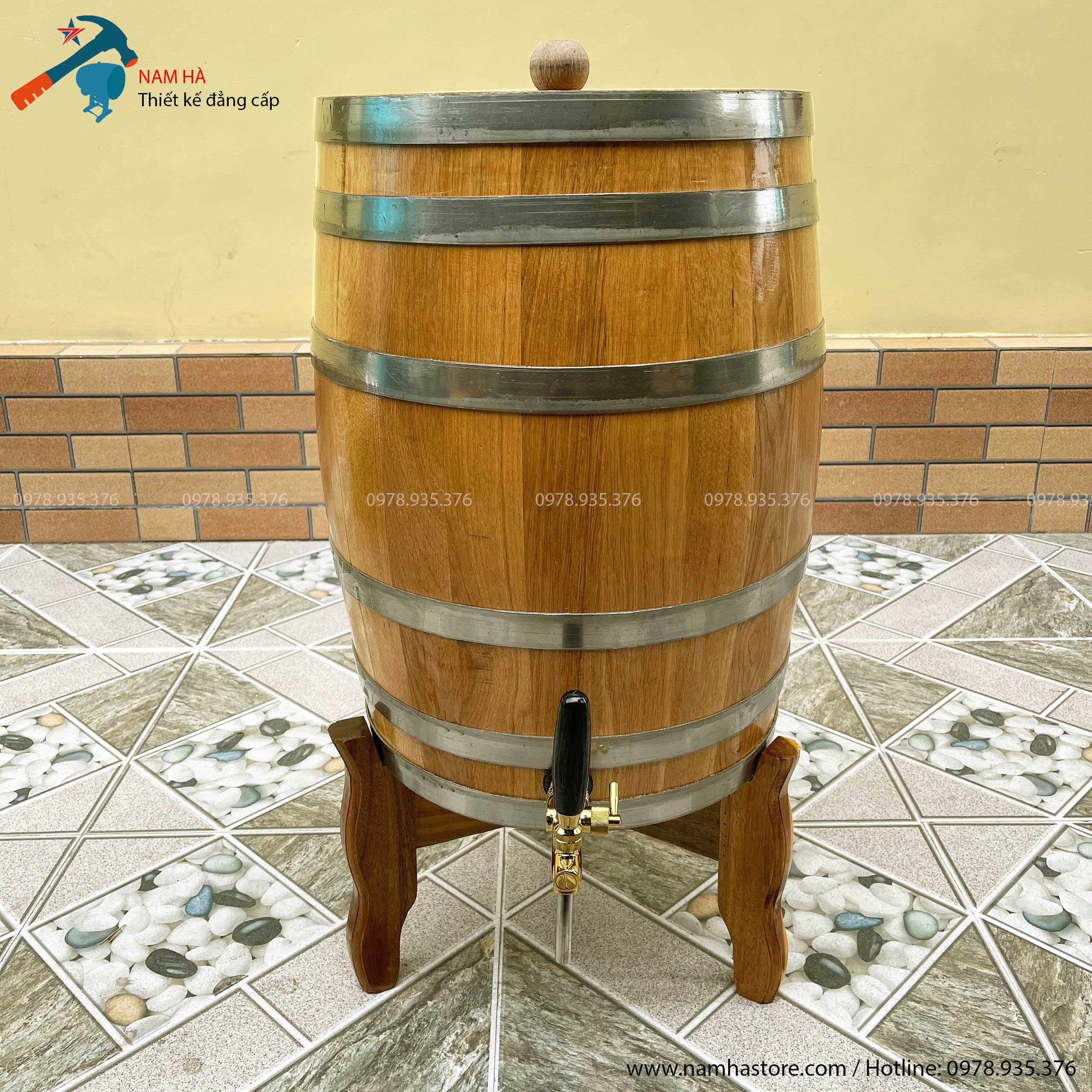 Bán Bình gỗ sồi 220 lít Bán Bình gỗ sồi 220 lít