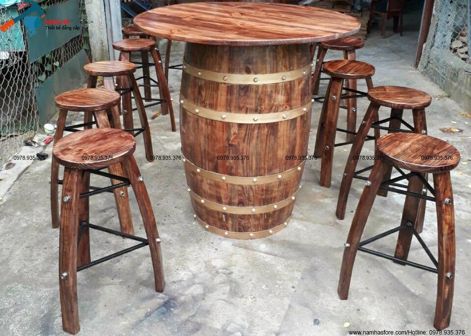 Bán Thùng rượu gỗ trang trí tại Quảng Ninh Bán Thùng rượu gỗ trang trí tại Quảng Ninh