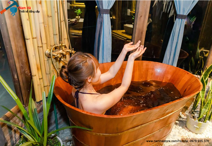 Bồn tắm gỗ Thông sử dụng cho Spa thì có tốt không?