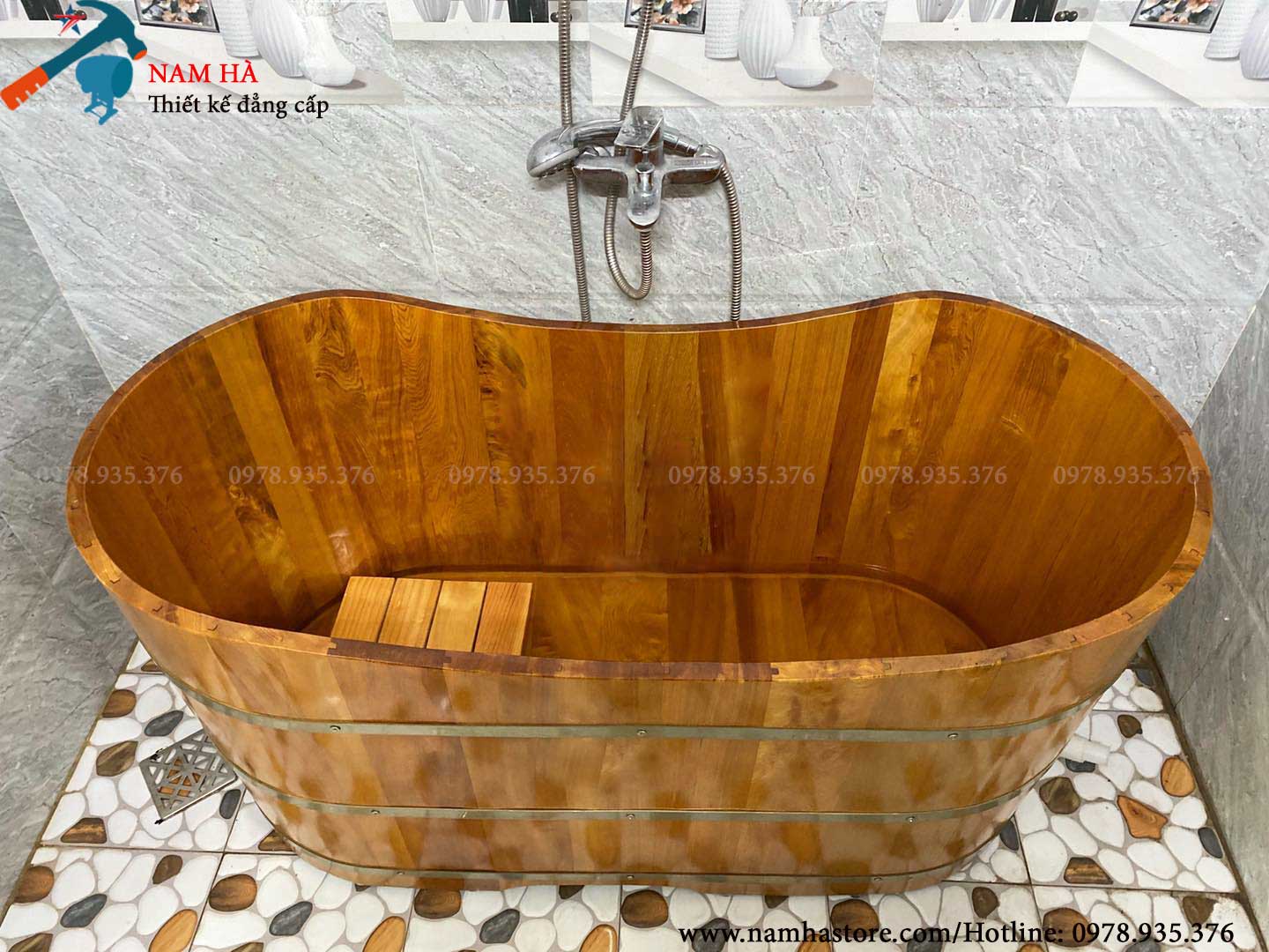 Bồn tắm bằng gỗ pơ mu cho bé Bồn tắm bằng gỗ pơ mu cho bé