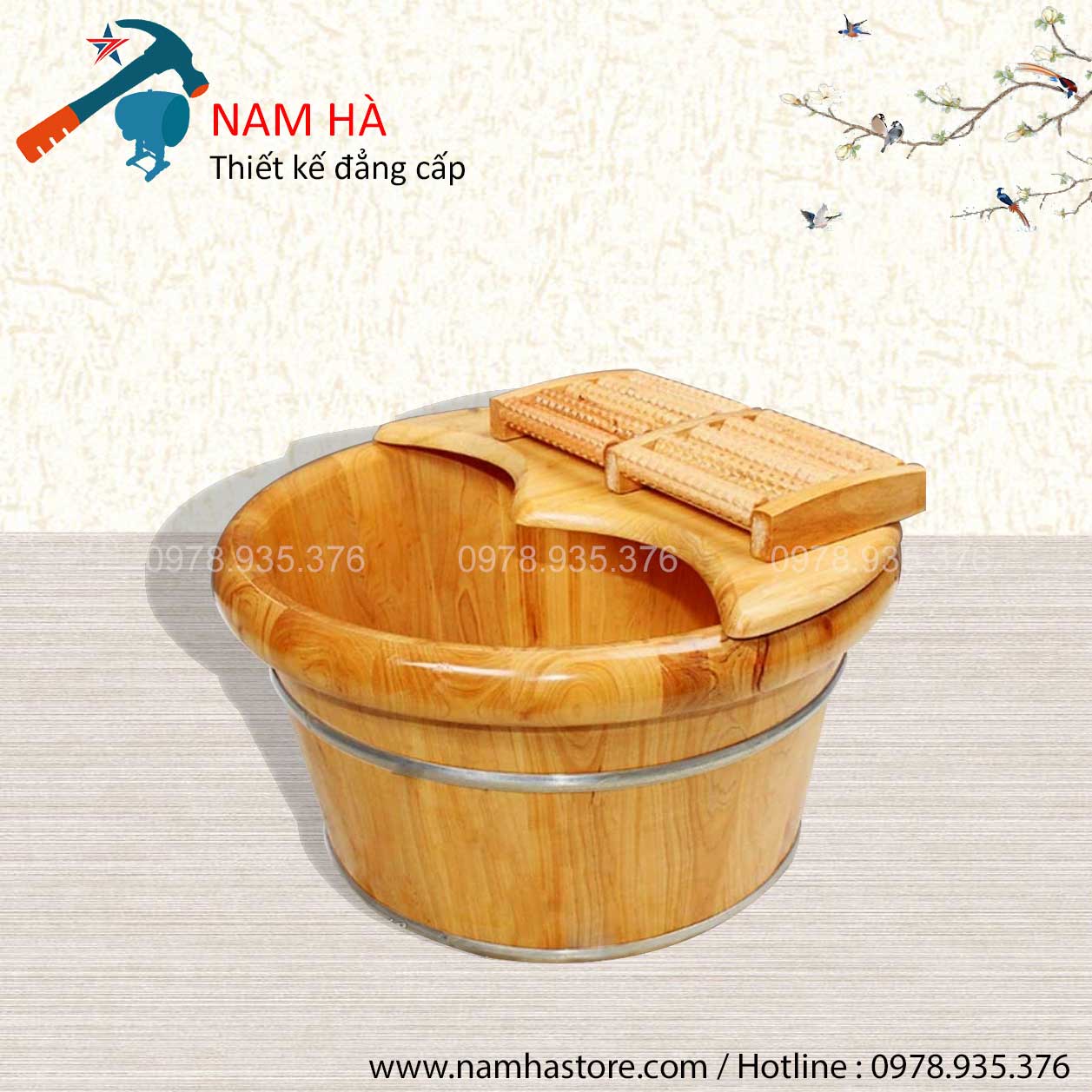 Thau gỗ ngâm chân Thau gỗ ngâm chân