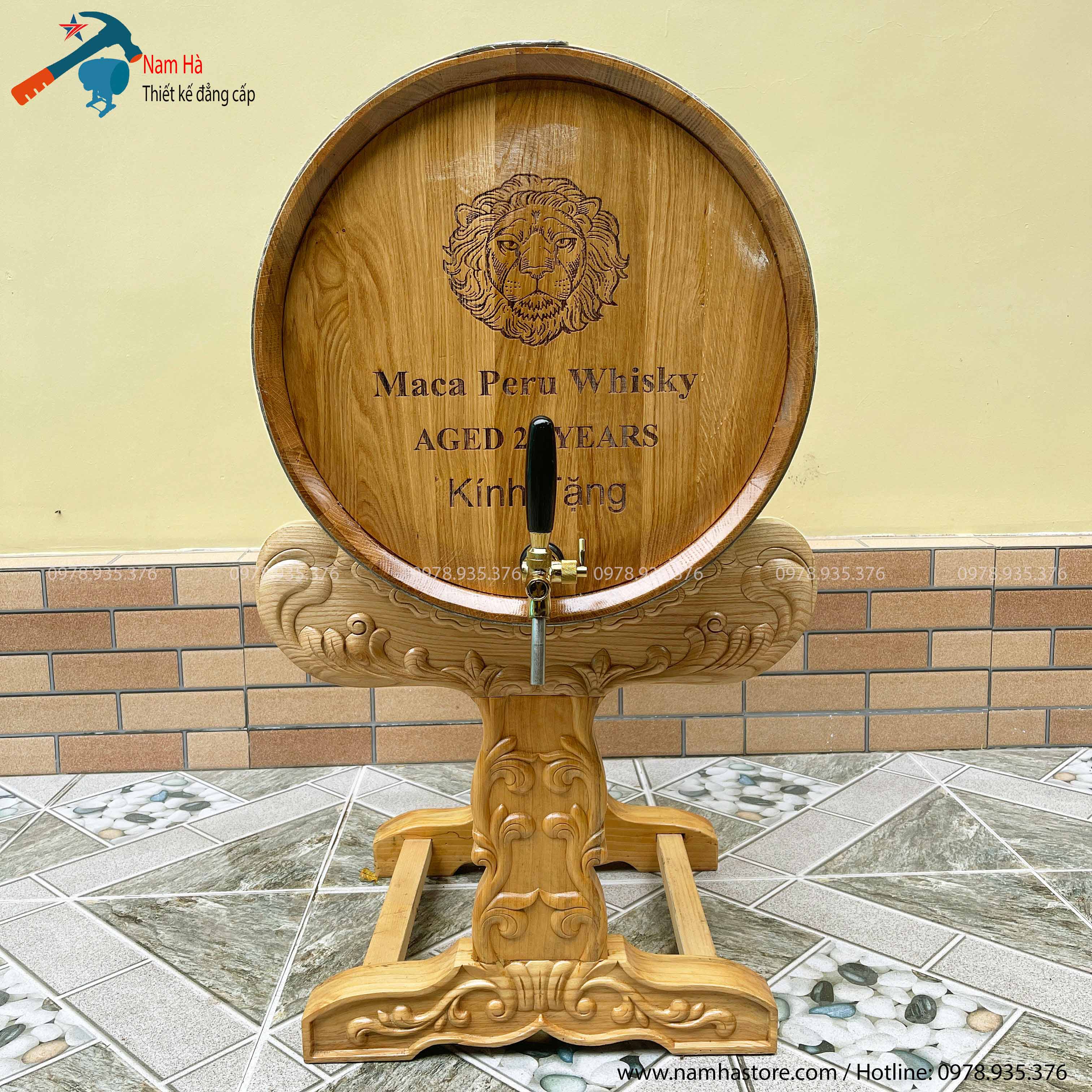 Thùng đựng rượu gỗ sồi Nga