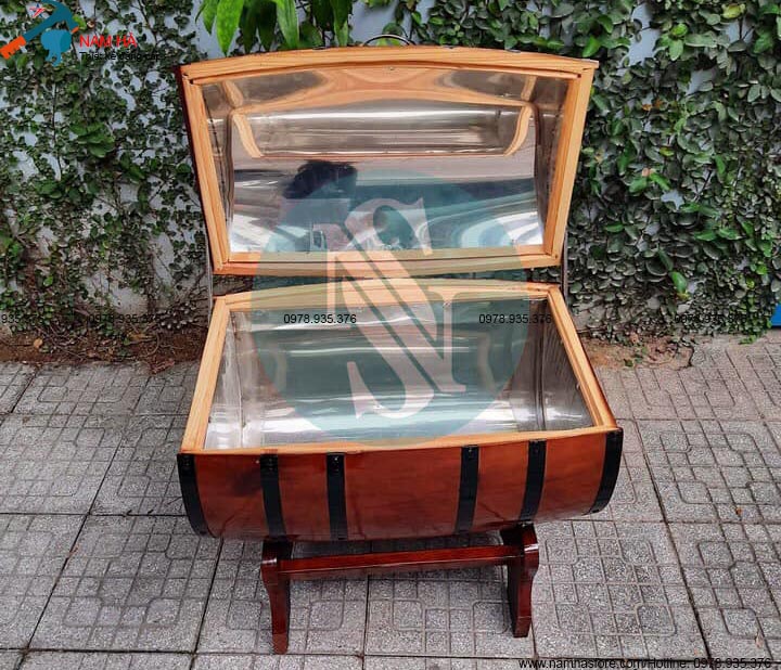 Tủ đựng đá trang trí bằng gỗ Thông ở Hưng yên Tủ đựng đá trang trí bằng gỗ Thông ở Hưng yên
