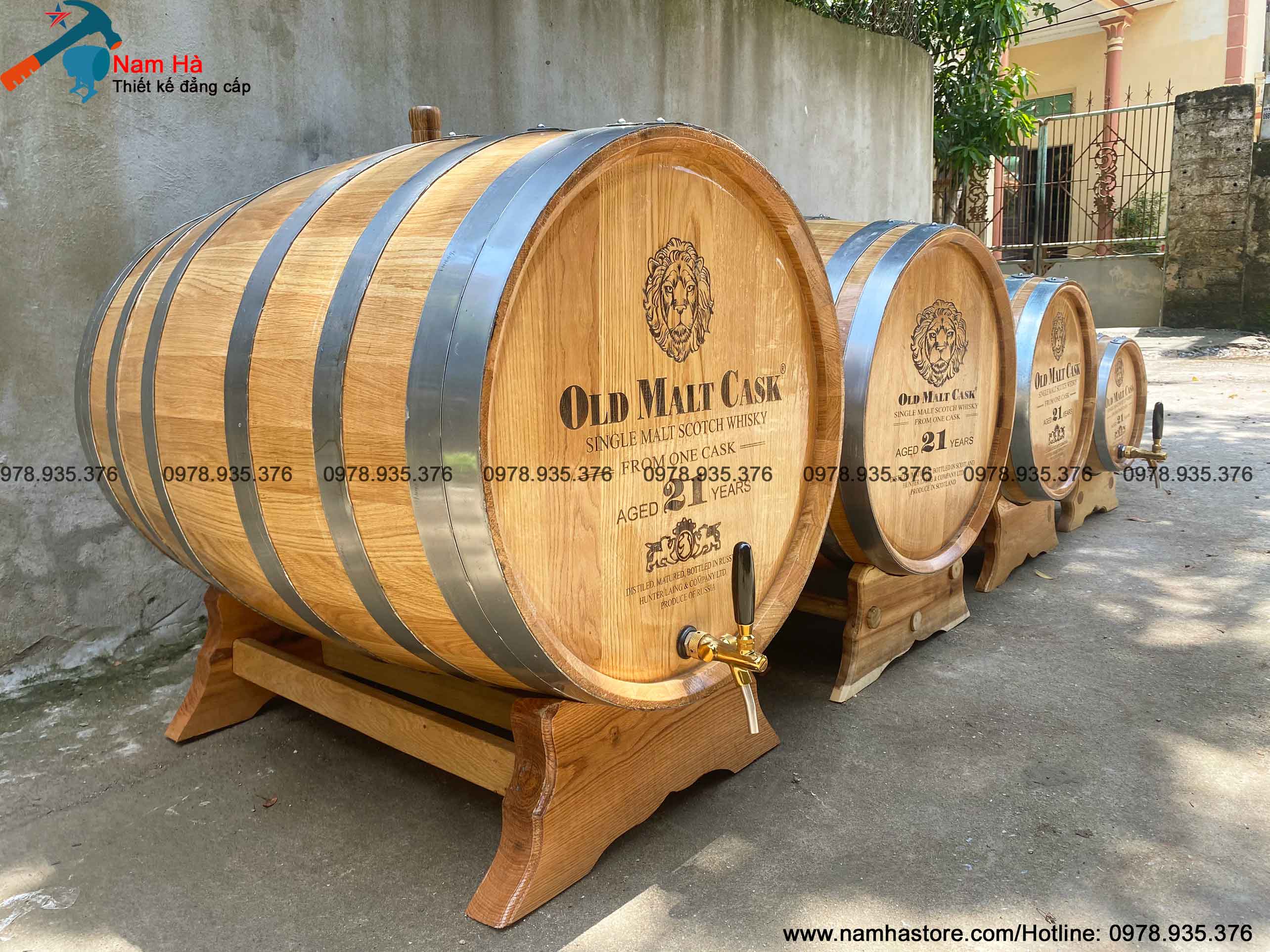 Bán thùng gỗ sồi 330 lít Bán thùng gỗ sồi 330 lít