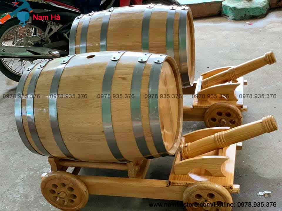 Thùng gỗ đựng rượu 300 lít tại Bắc kạn Thùng gỗ đựng rượu 300 lít tại Bắc kạn