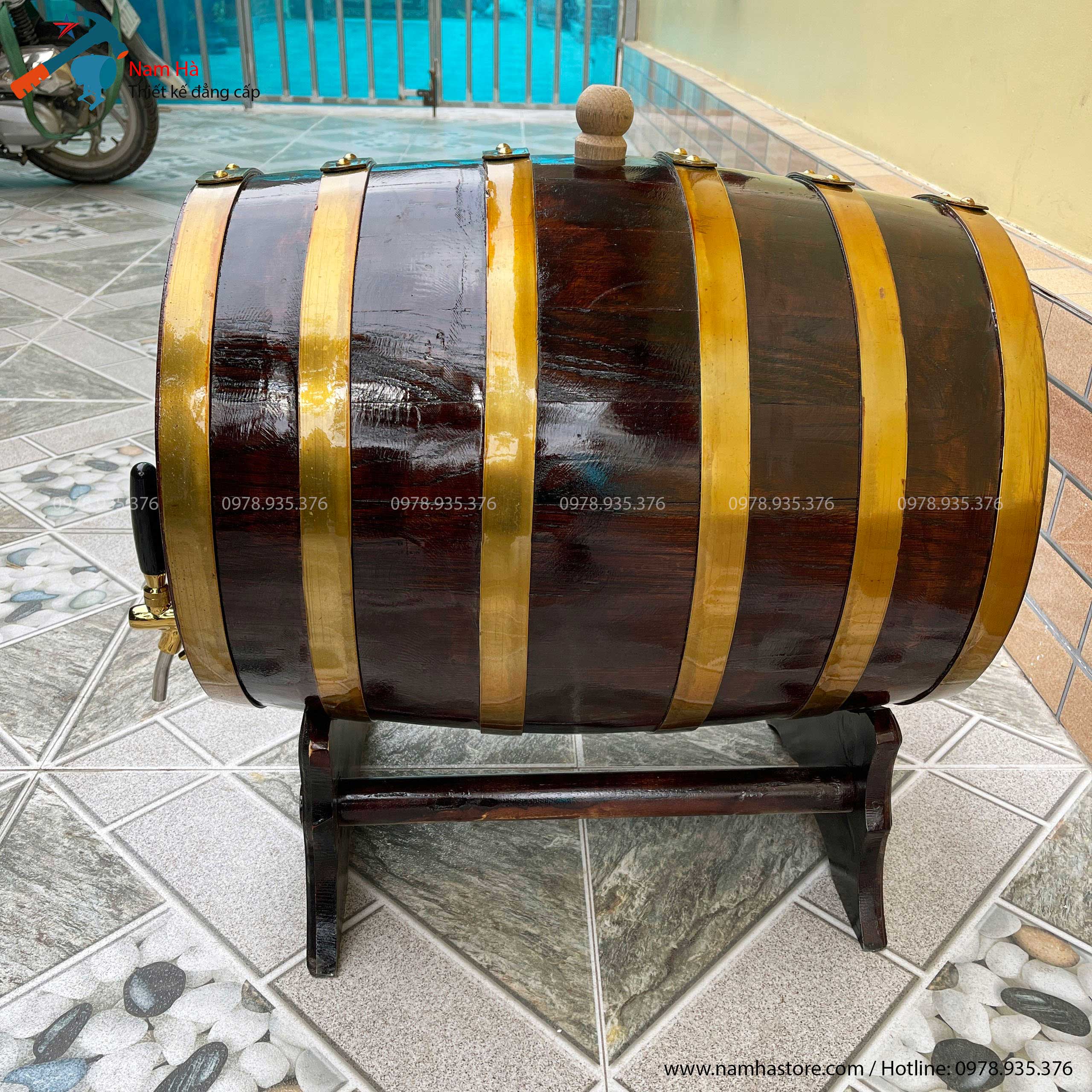 Mua thùng rượu gỗ sồi tại Trà vinh