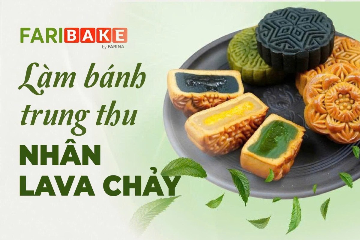 CÔNG THỨC LÀM BÁNH TRUNG THU NHÂN LAVA CHẢY THƠM NGON HẤP DẪN