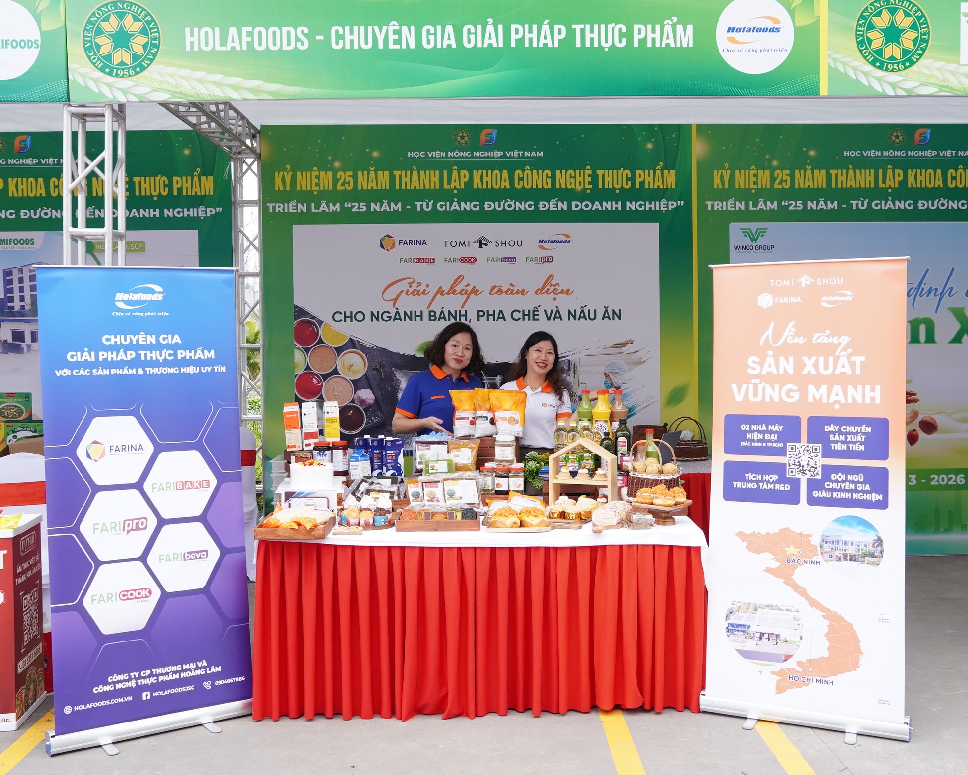 🎉[RECAP] HOLAFOODS & FARINA ĐỒNG HÀNH CÙNG LỄ KỶ NIỆM 25 NĂM KHOA CÔNG NGHỆ THỰC PHẨM - HỌC VIỆN NÔNG NGHIỆP VIỆT NAM
