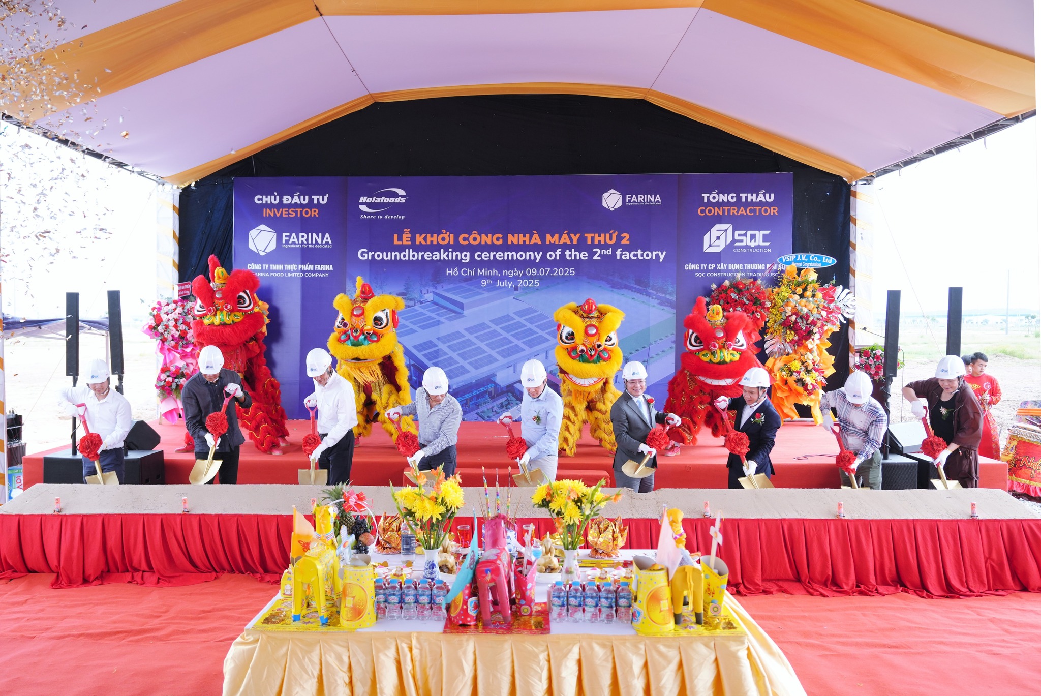 🎉[CHÍNH THỨC]🎉FARINA KHỞI CÔNG NHÀ MÁY THỨ 2 TẠI HỒ CHÍ MINH VỚI TỔNG QUY MÔ 14.000m²