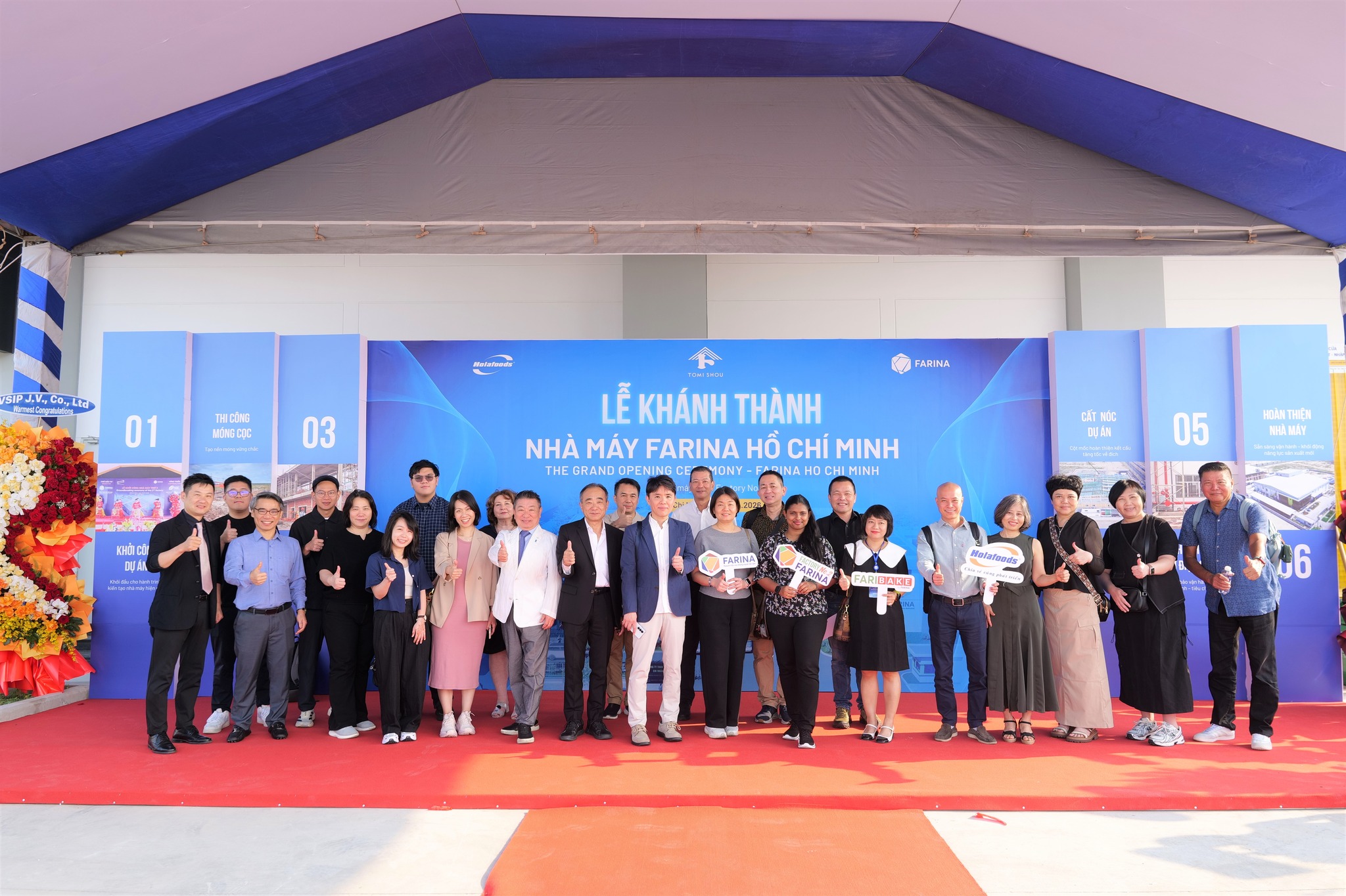 [CHÍNH THỨC] KHÁNH THÀNH NHÀ MÁY FARINA SỐ 2 TẠI TP. HỒ CHÍ MINH