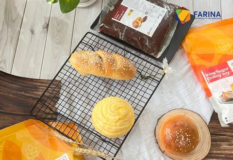 Công thức làm bánh mì ngọt nhân khoai môn