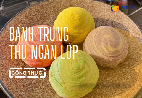 Công thức làm bánh bánh trung thu ngàn lớp