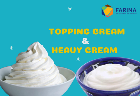 Phân biệt Heavy cream và Topping Cream