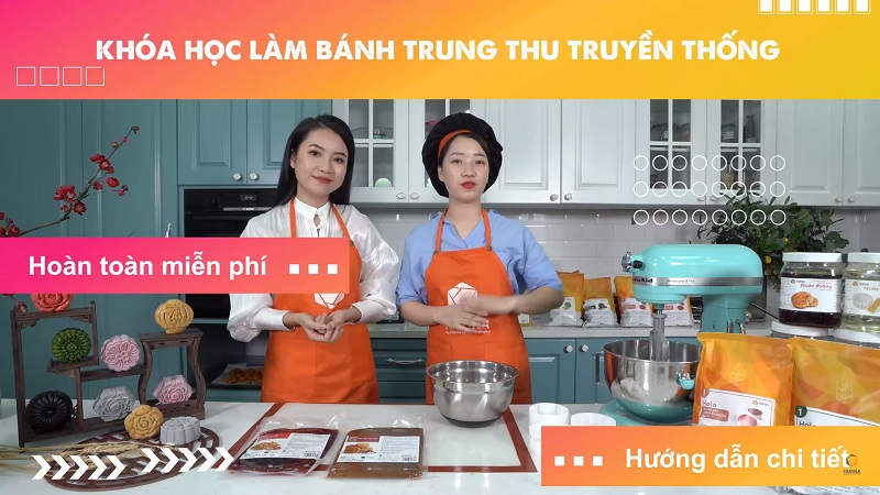 Học Làm Bánh Trung Thu Cơ Bản Cùng Farina - Bao La Quà Tặng