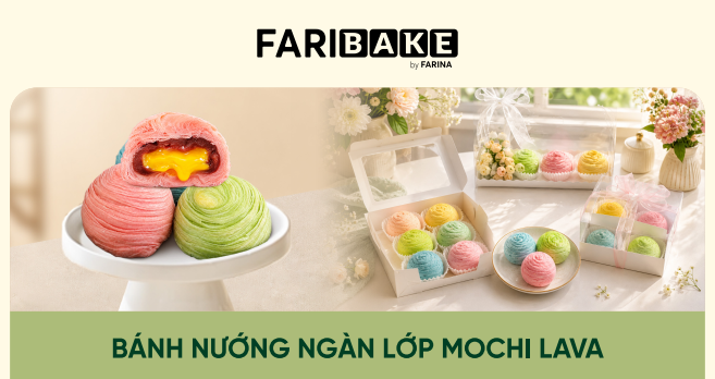 Bí Quyết Làm Bánh Nướng Ngàn Lớp Mochi Lava Cực Hot Cho Mùa Trung Thu 2026