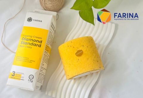 Công thức làm bánh Chia seed roll cake xinh đẹp và healthy